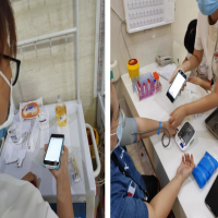 富立叶移动护理PDA深入西安交大二附院进行产品服务！
