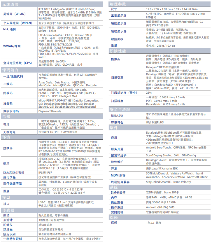 得利捷Memor 20手持式移动数据终端 