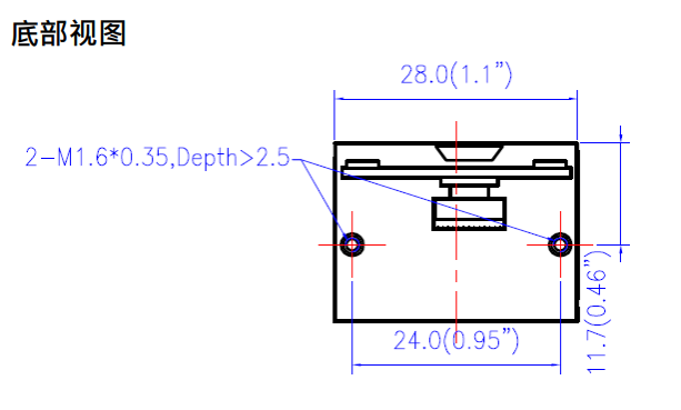 GX-12DP扫描头尺寸