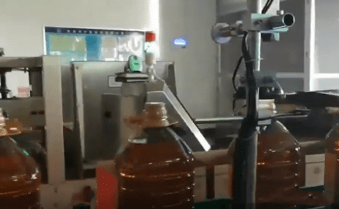 工业读码器-食品油瓶盖二维码在线检测系统