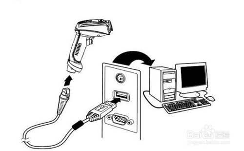 条码扫描枪的安装使用，设置说明详解